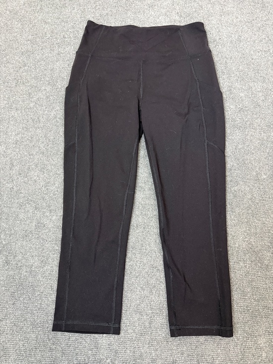 tek gear Pants - tek gear Black High-Rise Shapewear Cropped Leggings with Pockets Sz M (A3)